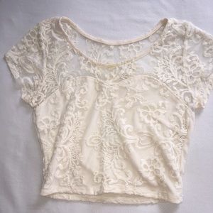 Floral crop top